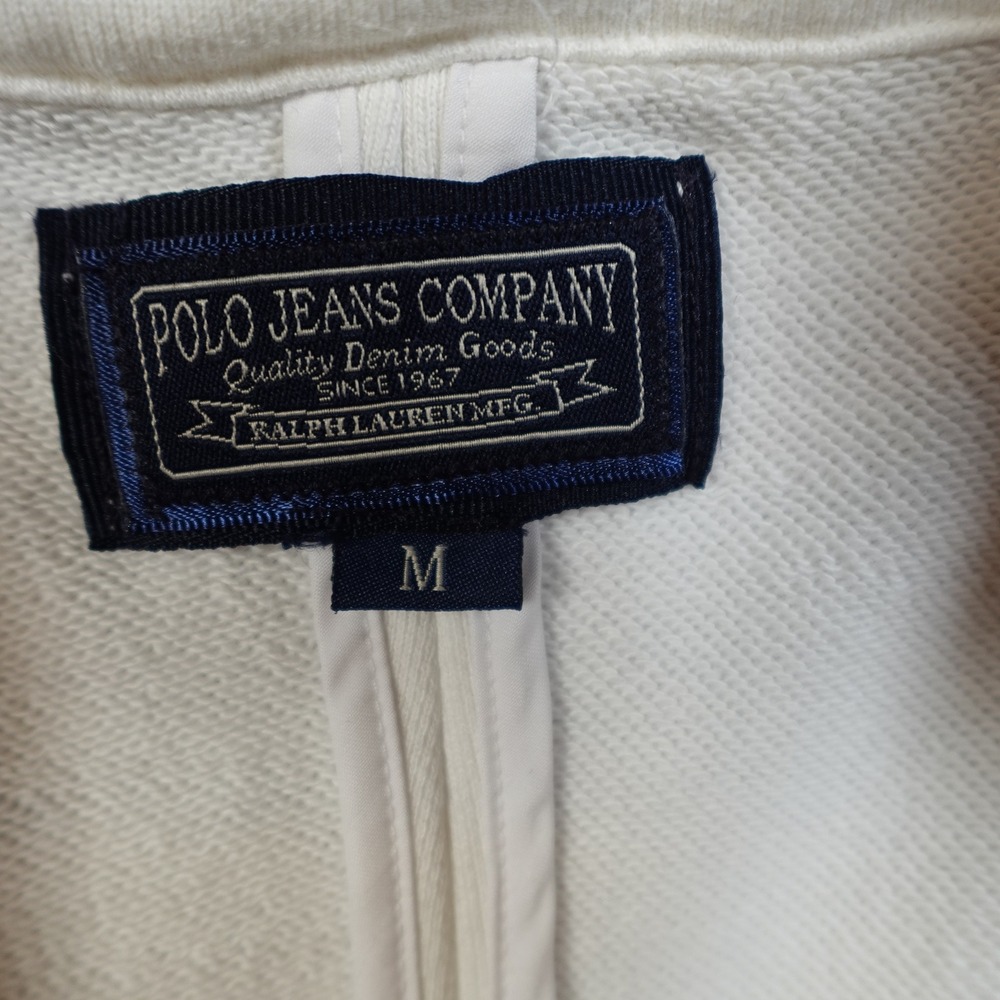 Ralph‎ Lauren Blazer Girls Medium Knit White Pink Piping Cotton - Picture 2 of 10